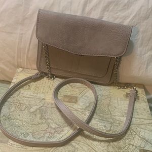 Grey crossbody bag